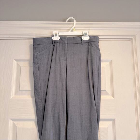Theory Pants Wool Size 2 Custom Max 2 Edition 5 Style No F0001218 Grey Gray - Picture 2 of 9